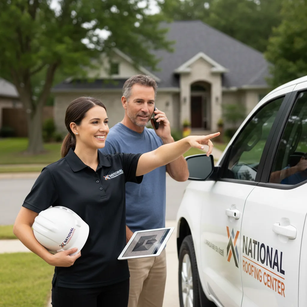 National Roofing Center customer support in Conroe